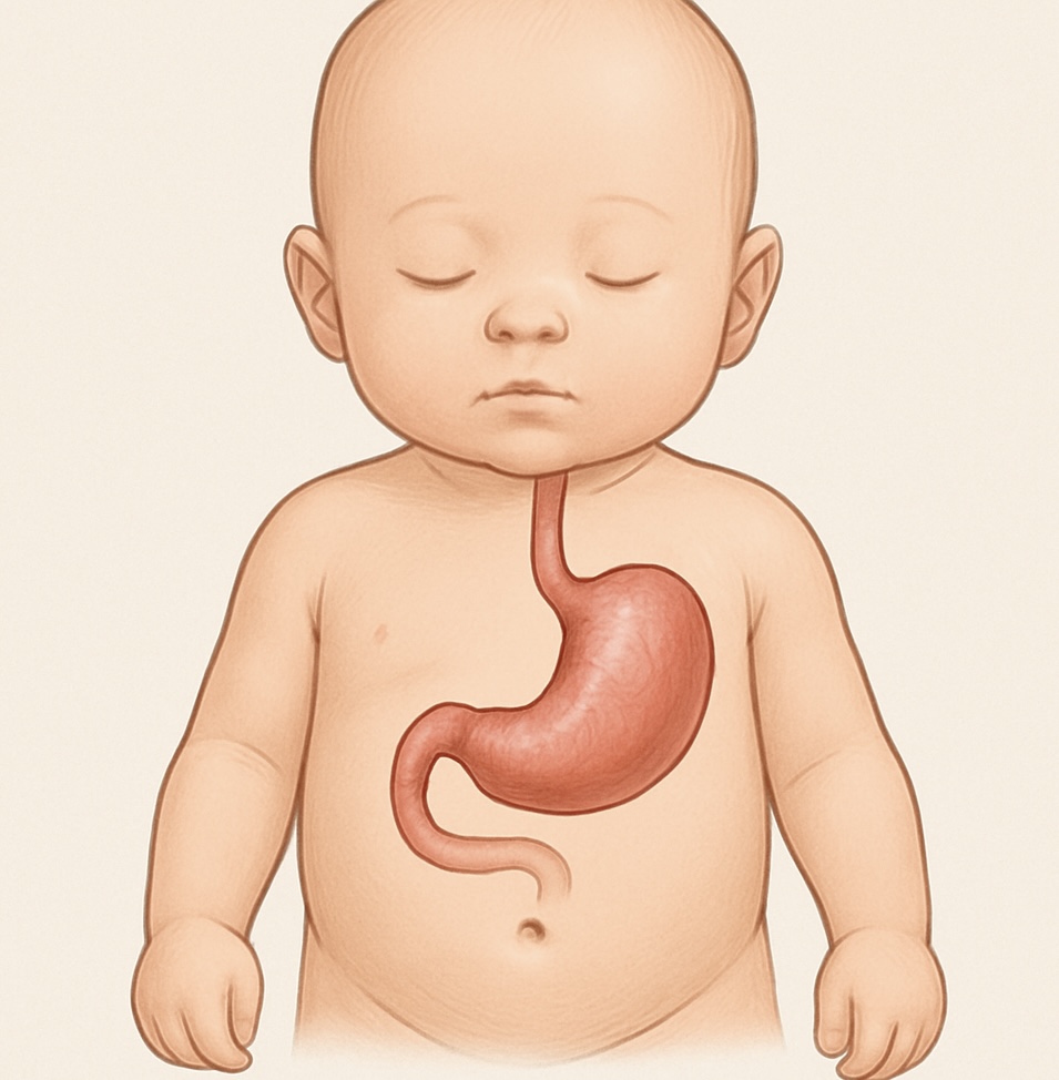 estomago dos bebês, entenda o refluxo