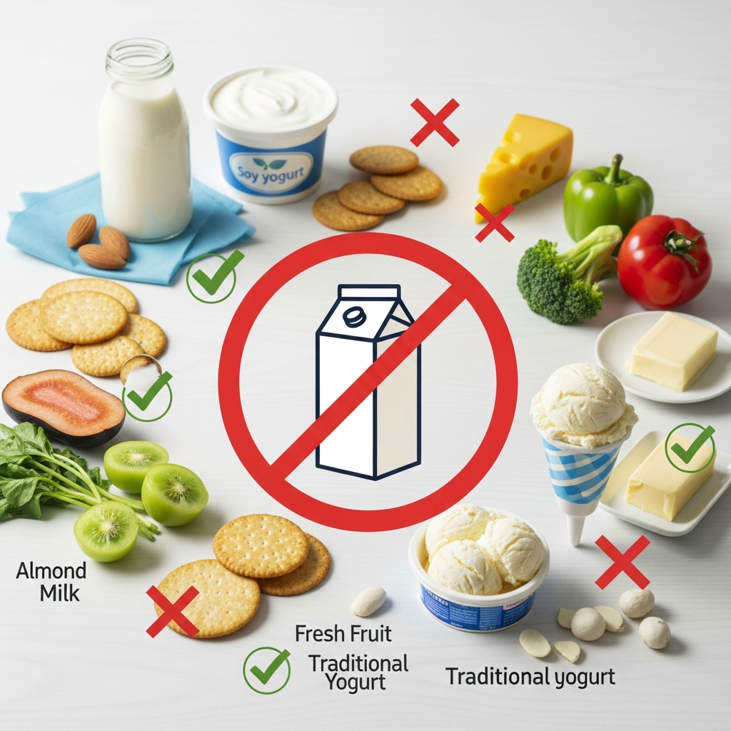 alergia a proteína do leite de vaca - alimentos